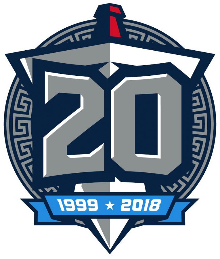 Tennessee Titans 2018 Anniversary Logo iron on transfers for fabric